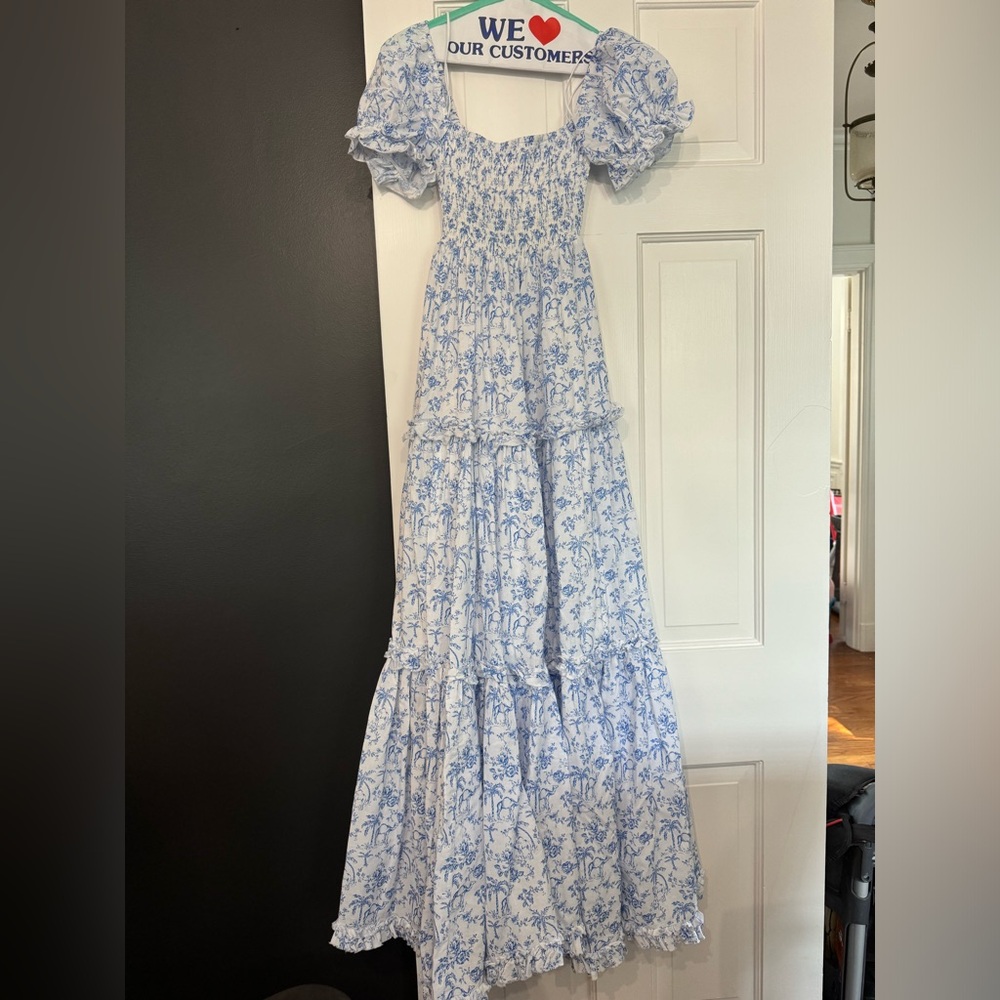 Caroline Constas, Zuri tiered maxi dress, size XS, NWOT